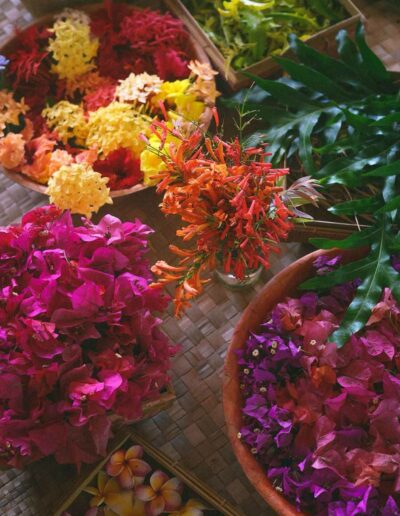 Activité couronnes de fleurs